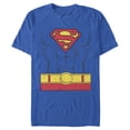 thumbnail image 1 of Men's Superman Hero Costume  Graphic Tee Royal Blue X Large, 1 of 4