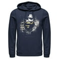 thumbnail image 1 of Men's Superman Hero Graffiti Print  Pull Over Hoodie Navy Blue 3X Large, 1 of 3