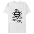thumbnail image 1 of Men's Superman Hero Qualities & Icons  Graphic Tee White Large, 1 of 4