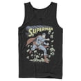 thumbnail image 1 of Men's Superman Hero Smash Barriers Tank Top Black 2X Large, 1 of 4