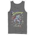 thumbnail image 1 of Men's Superman Hero Smash Barriers  Tank Top Charcoal Small, 1 of 3