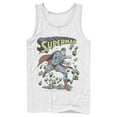 thumbnail image 1 of Men's Superman Hero Smash Barriers  Tank Top White Small, 1 of 4