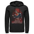 thumbnail image 1 of Men's Superman Hero Streaks  Pull Over Hoodie Black 2X Large, 1 of 3
