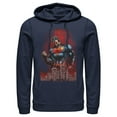 thumbnail image 1 of Men's Superman Hero Streaks  Pull Over Hoodie Navy Blue 3X Large, 1 of 3