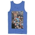 thumbnail image 1 of Men's Superman Hidden Hero Glimmer  Tank Top Royal Blue X Large, 1 of 3
