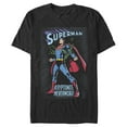 thumbnail image 1 of Men's Superman Kryptonite Nevermore Cover  Graphic Tee Black 2X Large, 1 of 4