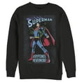 thumbnail image 1 of Men's Superman Kryptonite Nevermore Cover  Sweatshirt Black 3X Large, 1 of 3