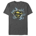 thumbnail image 1 of Men's Superman Logo Broken Chain Graphic Tee Charcoal Heather 3X Large, 1 of 4