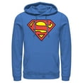 thumbnail image 1 of Men's Superman Logo Classic  Pull Over Hoodie Royal Blue Large, 1 of 3