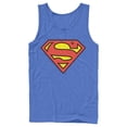 thumbnail image 1 of Men's Superman Classic Logo Tank Top Royal Blue X Large, 1 of 3