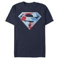thumbnail image 1 of Men's Superman Logo Geometric  Graphic Tee Navy Blue Small, 1 of 4
