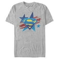 thumbnail image 1 of Men's Superman Logo Patriotic Graphic Tee Athletic Heather X Large, 1 of 4