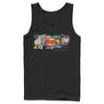 thumbnail image 1 of Men's Superman Logo Ripped Paper  Tank Top Black X Large, 1 of 4