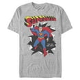 thumbnail image 1 of Men's Superman Only One Hero Rip Graphic Tee Athletic Heather Small, 1 of 4