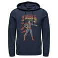 thumbnail image 1 of Men's Superman Patriotic Adventures  Pull Over Hoodie Navy Blue 3X Large, 1 of 3
