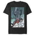 thumbnail image 1 of Men's Superman Robotic Fall  Graphic Tee Black 2X Large, 1 of 4