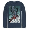 thumbnail image 1 of Men's Superman Robotic Fall  Long Sleeve Shirt Navy Blue Medium, 1 of 3