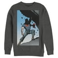 thumbnail image 1 of Men's Superman Strongest Hero Pose  Sweatshirt Charcoal Heather Large, 1 of 3