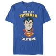 thumbnail image 1 of Men's Superman This is My Hero Costume  Graphic Tee Royal Blue 3X Large, 1 of 4