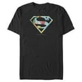 thumbnail image 1 of Men's Superman Tropical Shield Logo  Graphic Tee Black Small, 1 of 4