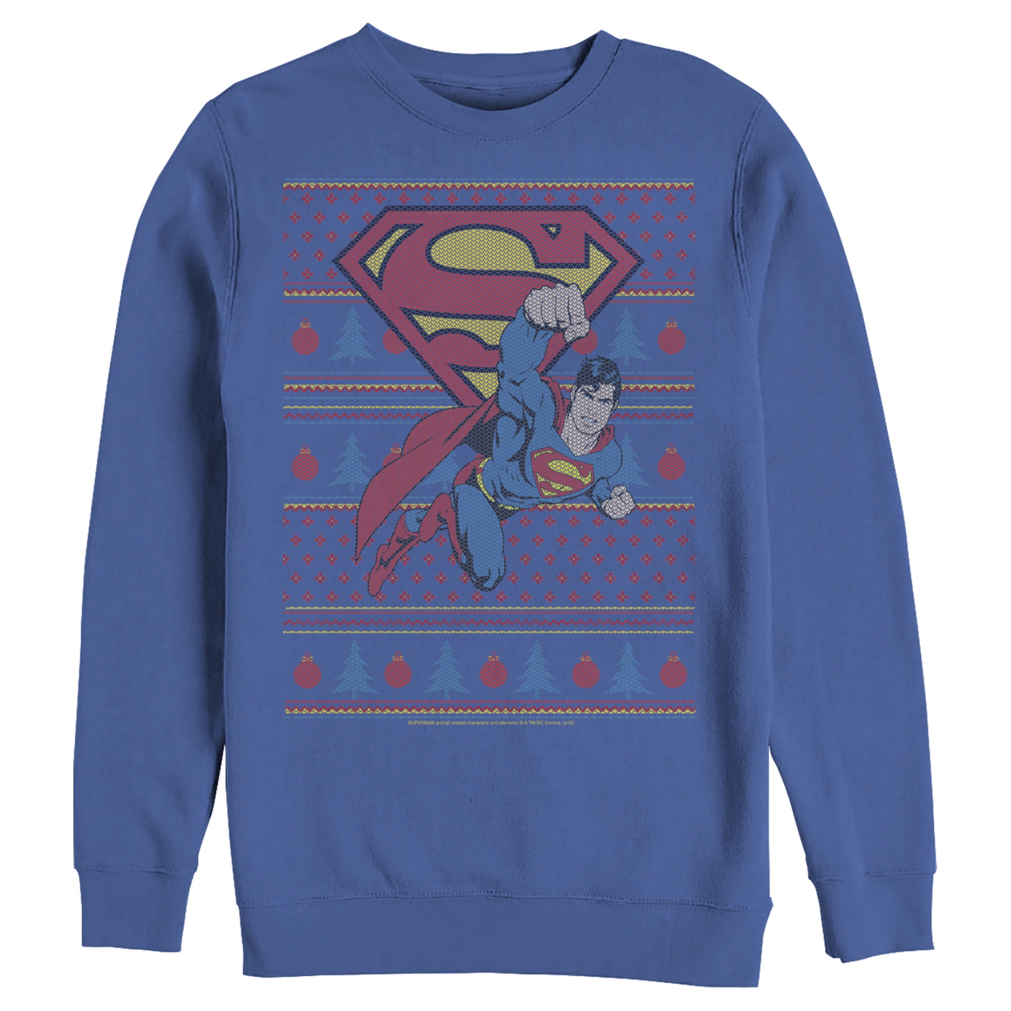 Superman crewneck sweatshirt sales