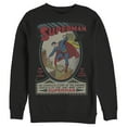 thumbnail image 1 of Men's Superman Vintage Daring Exploits Cover  Sweatshirt Black X Large, 1 of 3
