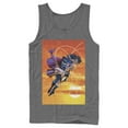 thumbnail image 1 of Men's Superman Wonder Woman Kiss  Tank Top Charcoal Large, 1 of 3