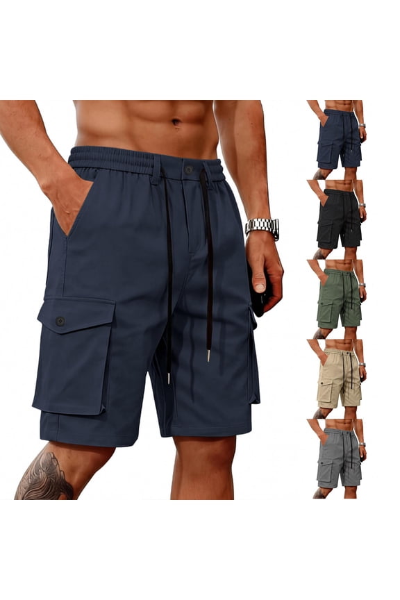 Men's Survivor Belted Cargo Short-Reg Men's Heavy Duty Cargo Shorts with Adjustable Belt Loop and Multiple Pockets, Durable Cotton Blend for All Day Wear Army Green XXL