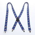 thumbnail image 1 of Men's Suspender Elastic Suspenders Party Adjustable Suspenders with Strong Metal Clips Suspender for Men, 1 of 1