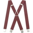 thumbnail image 1 of Men’s Suspender X-shape Wide Adjustable Strong Clips Braces Heavy Duty For Casual&Formal, 1 of 1