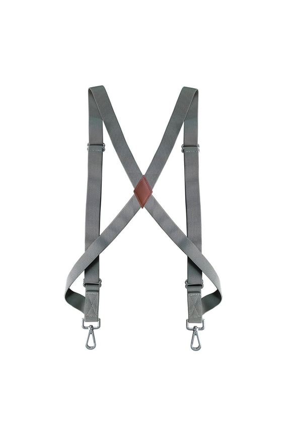 Men's Suspenders Heavy Duty Side Clips Suspenders-for-Men Swivel Hooks Adjustable Elastic Straps