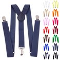 thumbnail image 1 of Men's Suspenders - One Size Adjustable and Elastic Y Back Suspenders for Men Trousers Heavy Duty with 3 Strong Clips, 1 of 4