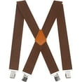 thumbnail image 1 of Men's Suspenders X Back 2 Inches Wide with Extra Heavy Clips Adjustable Braces for Men Suspender, 1 of 1
