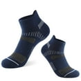 thumbnail image 1 of Men's Sweat Absorbing Low Top Sports Socks Compression Ankle Support Breathable Cotton for Running Gym Training, 1 of 2