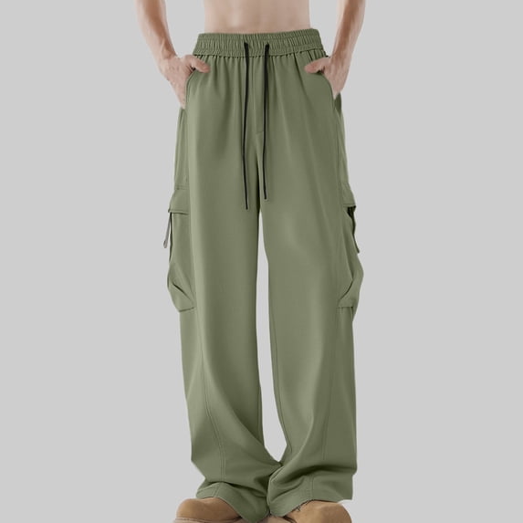 Men’s Sweat Pants Elastic Waist Straight Leg Jogger Pants Men's Running Pants Mens Gifts