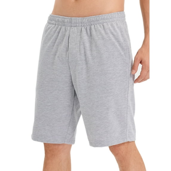Men's Sweat Resistant Active Performance Shorts Cotton Short Elastic Waistband Sleep Pajama Shorts Big and Tall Shorts, Size up to 3XL