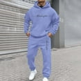 thumbnail image 1 of Men's Sweat Suit 2 Piece Outfit Long Sleeve Full-zip Sweatsuit Active Jackets and Pants Casual Running Jogging Sport Suit Sets, 1 of 3