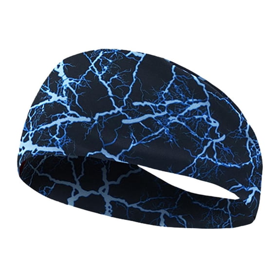 1-Piece Soft Sports Headbands for Men and Women, Sweat-Wicking Polyester Headbands for Gym, Yoga, Running, Fits 16.5-26.7 Inch Head Circumference