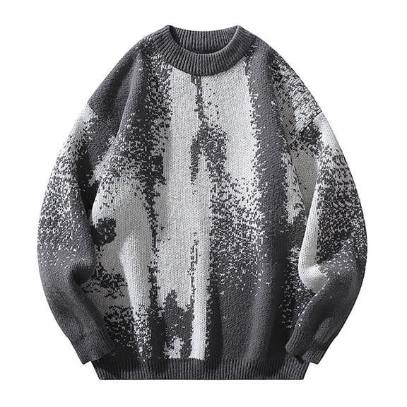 Men's Sweater Coat Casual Warm Knit Pullover Winter Fashion Comfortable Soft Long Sleeve Outwear