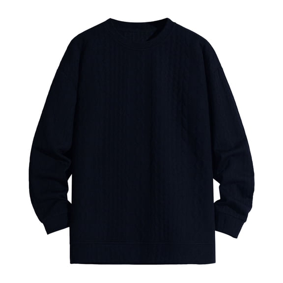 Men's Sweater Coat Winter Warm Knit Long Sleeve Casual Pullover Top Soft Comfortable Stylish Outwear