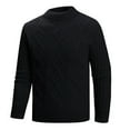 thumbnail image 1 of Men's Sweater Korean Style Knit Pullover Base Layer Casual Long Sleeve Top for Men, 1 of 2