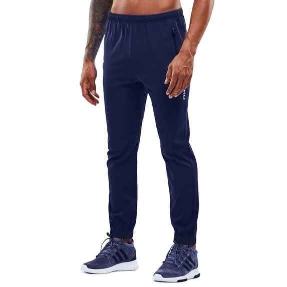 Men's Sweatpants Athletic Jogging Pants Sport Joggers Trousers for Workout,Gym,Running,Training with Zipper Pockets
