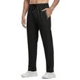 thumbnail image 1 of Men's Sweatpants Athletic Pants with Zipper Pockets Lightweight Hiking Exercise Pants Running Workout Sports Jogger Pants, 1 of 7