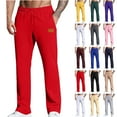 thumbnail image 1 of Men's Sweatpants Basketball Pants Solid Color Elastic Waist Long Pants Trousers Elastic Trousers Baseball Pants Workout,Jogging,Running Sweat Pants for Men, 1 of 6