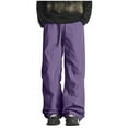 thumbnail image 1 of Men's Sweatpants Casual Loose Sun Protection Waterproof Outdoor Trousers Wide Leg Solid Color Hiking Sports Pant Purple XXXXL, 1 of 8