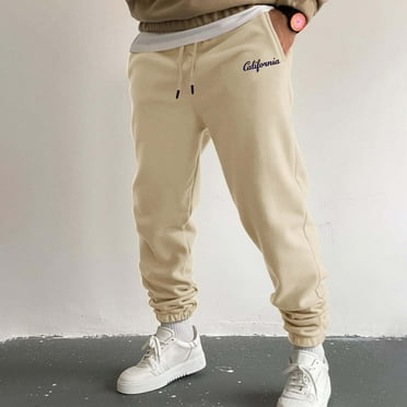 Men’s Sweatpants Clearance Outdoor Cozy Comfort Black Joggers Men Relaxed Warm and Breathable Cargo Sweatpants for Men Womens Clearance