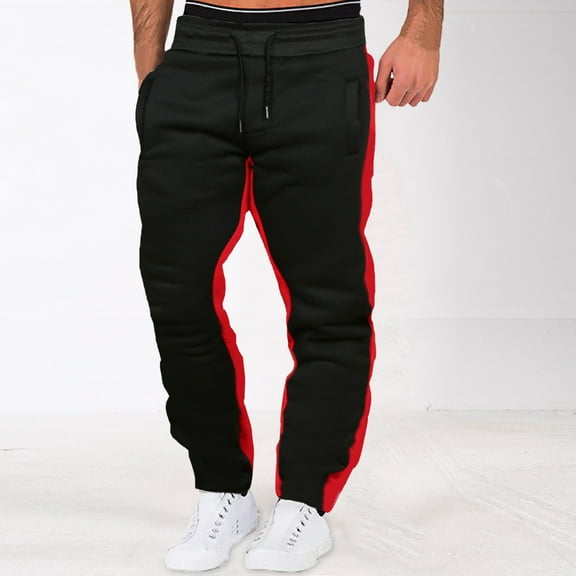 Menâs Sweatpants Clearance Slim for Home and Gym Mens Running Pants Straight Casual Elegance Black Sweatpants Men Women's Clearance