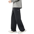thumbnail image 1 of Men's Sweatpants Elastic Waist Straight Leg Sweatpants Jogger Running Pants Men Athletic Pants, 1 of 5