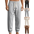thumbnail image 1 of Men's Sweatpants Lightweight Cinched Bottom Lounge Pants Athletic Elastic Waist Drawstring Workout Joggers, 1 of 8