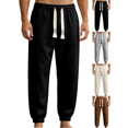 thumbnail image 1 of Men's Sweatpants Lightweight Cinched Bottom Lounge Pants Athletic Elastic Waist Drawstring Workout Joggers, 1 of 8